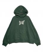 SAINT MICHAELセントマイケル）の古着「ロゴフーディー」｜グリーン