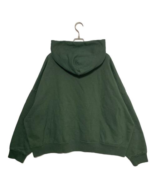 SAINT MICHAEL（セントマイケル）SAINT MICHAEL (セントマイケル) ロゴフーディー グリーン サイズ:Mの古着・服飾アイテム