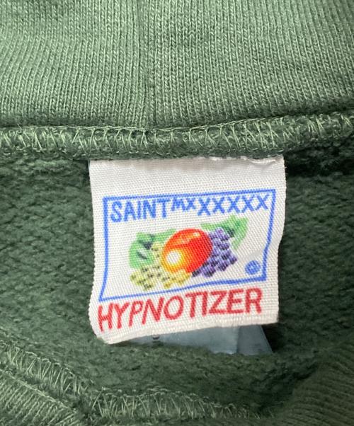 SAINT MICHAEL（セントマイケル）SAINT MICHAEL (セントマイケル) ロゴフーディー グリーン サイズ:Mの古着・服飾アイテム