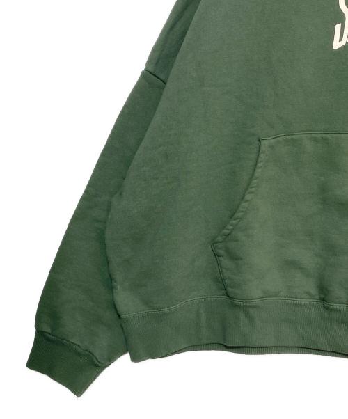 SAINT MICHAEL（セントマイケル）SAINT MICHAEL (セントマイケル) ロゴフーディー グリーン サイズ:Mの古着・服飾アイテム