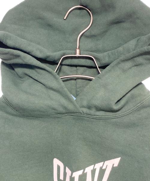 SAINT MICHAEL（セントマイケル）SAINT MICHAEL (セントマイケル) ロゴフーディー グリーン サイズ:Mの古着・服飾アイテム