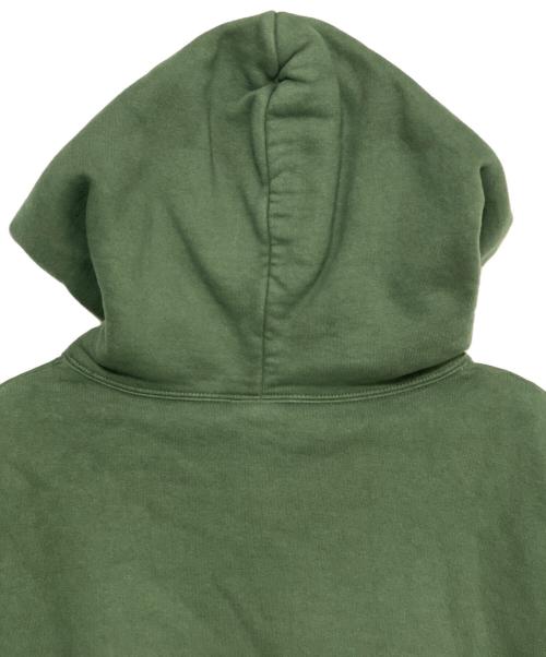 SAINT MICHAEL（セントマイケル）SAINT MICHAEL (セントマイケル) ロゴフーディー グリーン サイズ:Mの古着・服飾アイテム