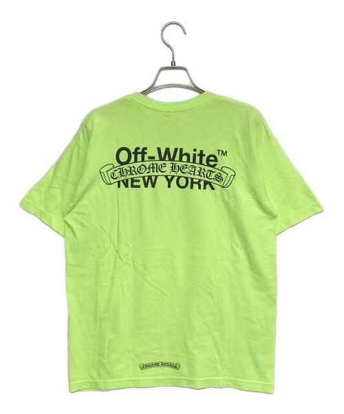 CHROME HEARTS（クロムハーツ）CHROME HEARTS (クロムハーツ) OFFWHITE (オフホワイト) ポケット半袖カットソー 黄緑 サイズ:Mの古着・服飾アイテム