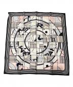 HERMESエルメス）の古着「カレ 90」｜ブラック×ホワイト