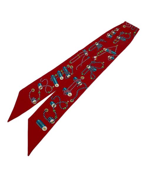 HERMES（エルメス）HERMES (エルメス) ツィリー cordages コルダージュ ロープ レッドの古着・服飾アイテム