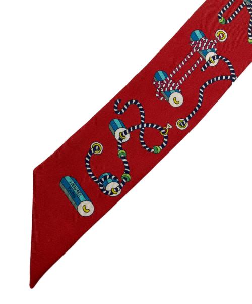 HERMES（エルメス）HERMES (エルメス) ツィリー cordages コルダージュ ロープ レッドの古着・服飾アイテム