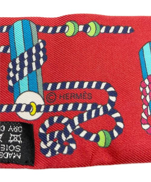 HERMES（エルメス）HERMES (エルメス) ツィリー cordages コルダージュ ロープ レッドの古着・服飾アイテム