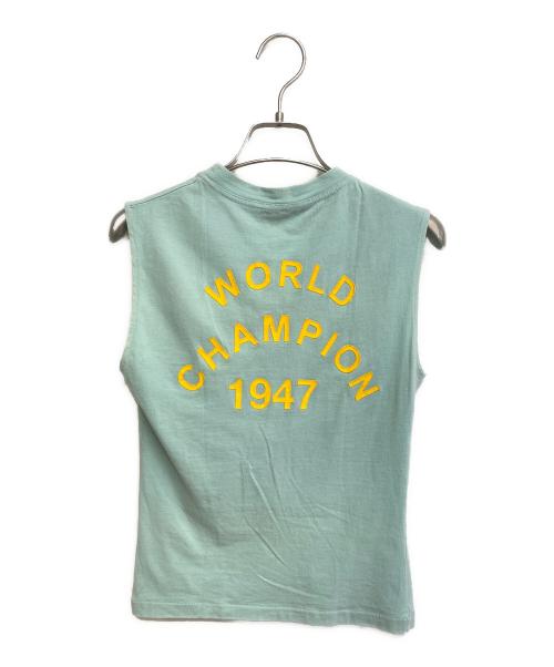 Christian Dior（クリスチャン ディオール）Christian Dior (クリスチャン ディオール) J'ADORE DIORノースリーブカットソー 黄緑 サイズ:36の古着・服飾アイテム