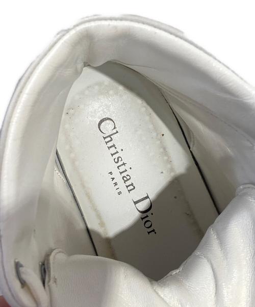 Christian Dior（クリスチャン ディオール）Christian Dior (クリスチャン ディオール) ハイカットスニーカー ホワイト サイズ:36の古着・服飾アイテム