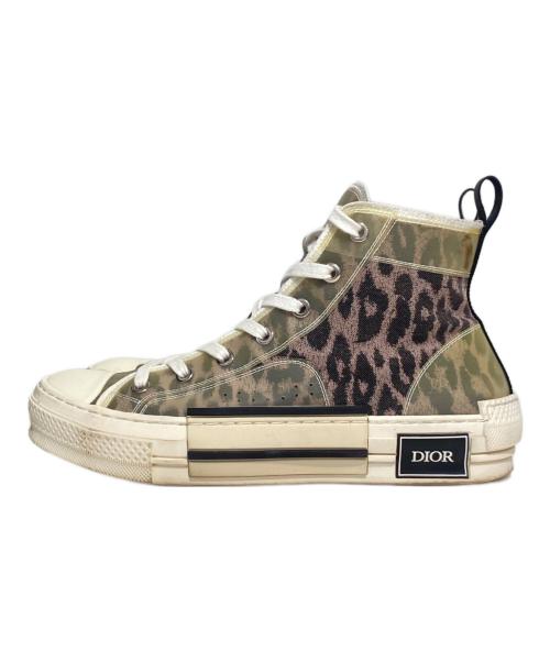 Christian Dior（クリスチャン ディオール）Christian Dior (クリスチャン ディオール) B23 High Leopard ホワイト サイズ:38の古着・服飾アイテム
