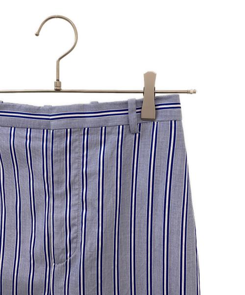 BALENCIAGA（バレンシアガ）BALENCIAGA (バレンシアガ) ストレートストライプパンツ ブルー サイズ:34の古着・服飾アイテム