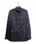 CELINE（セリーヌ）の古着「サファリ ミリタリー ジャケット」｜ネイビー