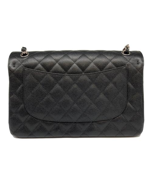 CHANEL（シャネル）CHANEL (シャネル) デカマトラッセ30 Wフラップ チェーンバッグ ブラック サイズ:30の古着・服飾アイテム