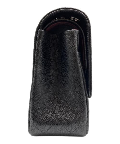 CHANEL（シャネル）CHANEL (シャネル) デカマトラッセ30 Wフラップ チェーンバッグ ブラック サイズ:30の古着・服飾アイテム