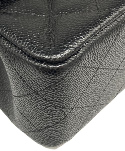 CHANEL（シャネル）CHANEL (シャネル) デカマトラッセ30 Wフラップ チェーンバッグ ブラック サイズ:30の古着・服飾アイテム