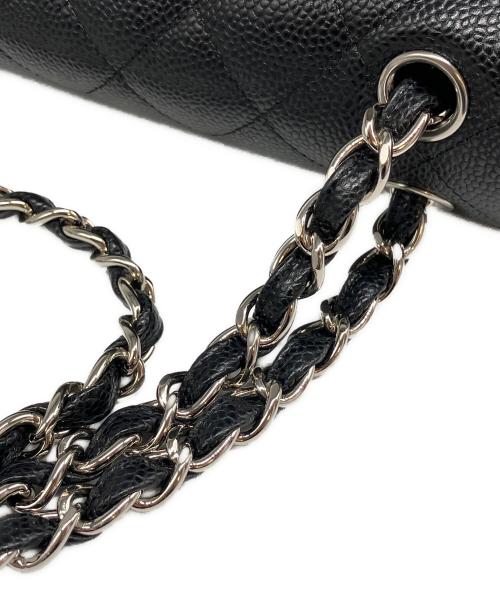 CHANEL（シャネル）CHANEL (シャネル) デカマトラッセ30 Wフラップ チェーンバッグ ブラック サイズ:30の古着・服飾アイテム