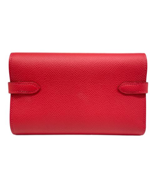 HERMES（エルメス）HERMES (エルメス) ケリーウォレット ミディアム レッド系 サイズ:ミディアムの古着・服飾アイテム