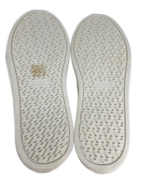HERMES（エルメス）HERMES (エルメス) ローカット スニーカー ホワイト サイズ:41の古着・服飾アイテム