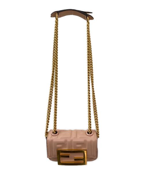 FENDI（フェンディ）FENDI (フェンディ) ナノバケットチェーン ピンク サイズ:ナノの古着・服飾アイテム