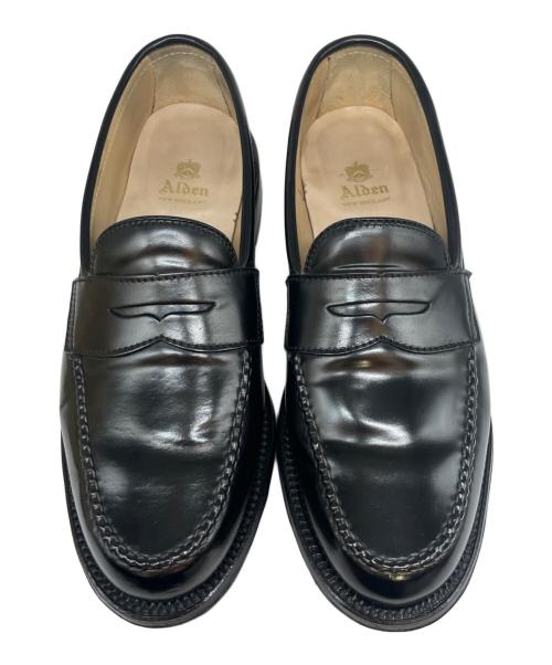 Alden（オールデン）Alden (オールデン) Penny Loafer ペニーローファー ブラック サイズ: 8 B|Dの古着・服飾アイテム