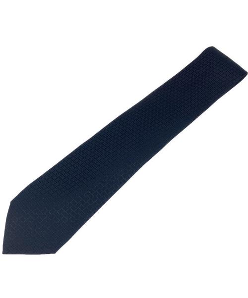 HERMES（エルメス）HERMES (エルメス) Hロゴ シルク ネクタイ ネイビー サイズ:無し 未使用品の古着・服飾アイテム