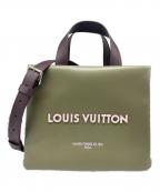 LOUIS VUITTONルイ ヴィトン）の古着「Mini Shopper Tote（ミニ・ショッパー トート）」｜カーキ×ボルドー