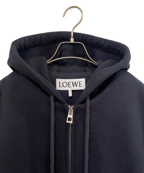 LOEWE（ロエベ）LOEWE (ロエベ) フーデッドコート ネイビー サイズ:48の古着・服飾アイテム