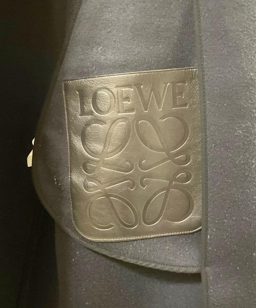 LOEWE（ロエベ）LOEWE (ロエベ) フーデッドコート ネイビー サイズ:48の古着・服飾アイテム