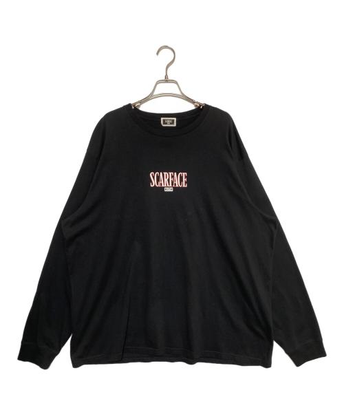 KITH（キス）KITH (キス) For Scarface Tony Montana Long Sleeve Tee ブラック サイズ:XXLの古着・服飾アイテム
