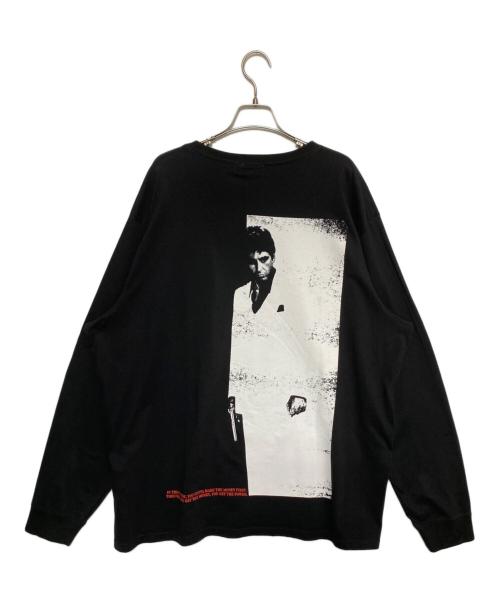 KITH（キス）KITH (キス) For Scarface Tony Montana Long Sleeve Tee ブラック サイズ:XXLの古着・服飾アイテム