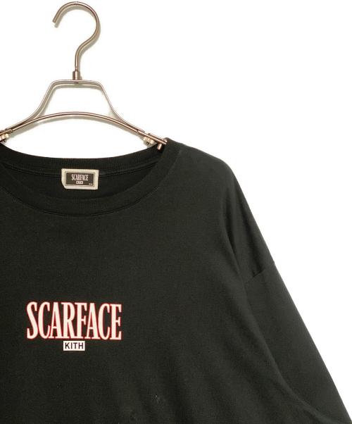 KITH（キス）KITH (キス) For Scarface Tony Montana Long Sleeve Tee ブラック サイズ:XXLの古着・服飾アイテム