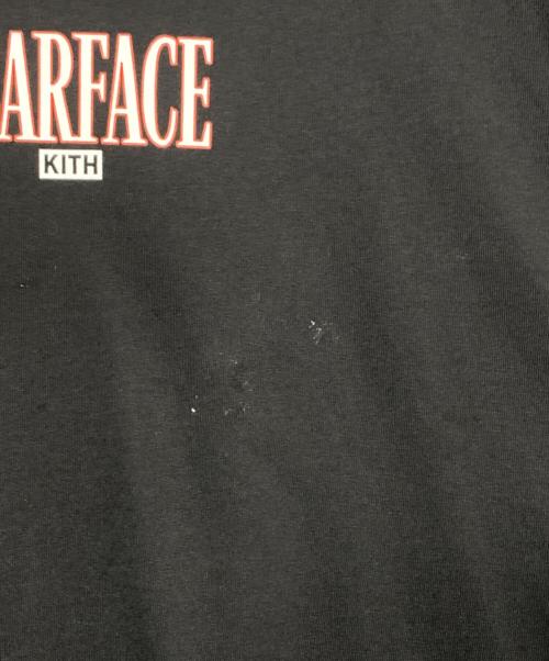 KITH（キス）KITH (キス) For Scarface Tony Montana Long Sleeve Tee ブラック サイズ:XXLの古着・服飾アイテム