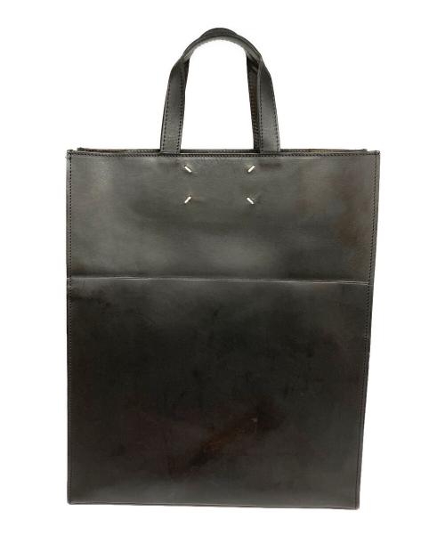 MARTIN MARGIELA（マルタン・マルジェラ）MARTIN MARGIELA (マルタン・マルジェラ) トート ハンドバッグ ブラックの古着・服飾アイテム