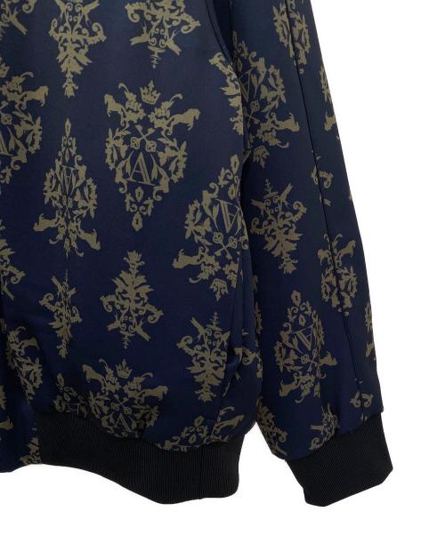 ANTEPRIMA（アンテプリマ）ANTEPRIMA (アンテプリマ) 総柄中綿ブルゾン ネイビー サイズ:38の古着・服飾アイテム