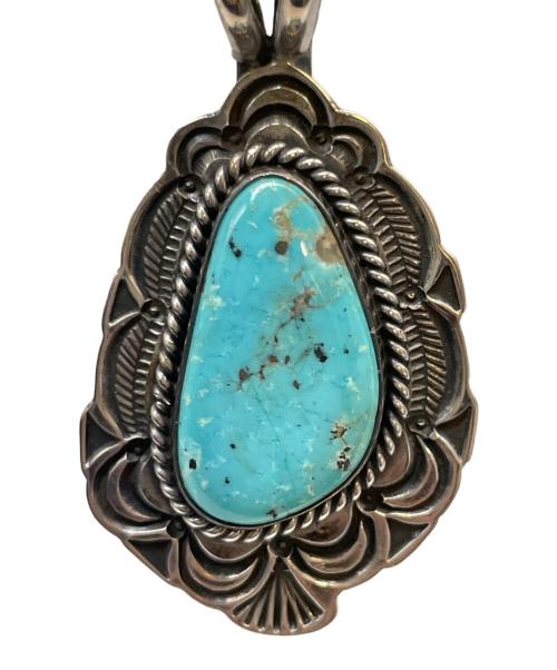 NO BRAND（ノーブランド）NO BRAND (ノーブランド) ナバホターゴイズペンダント シルバーの古着・服飾アイテム