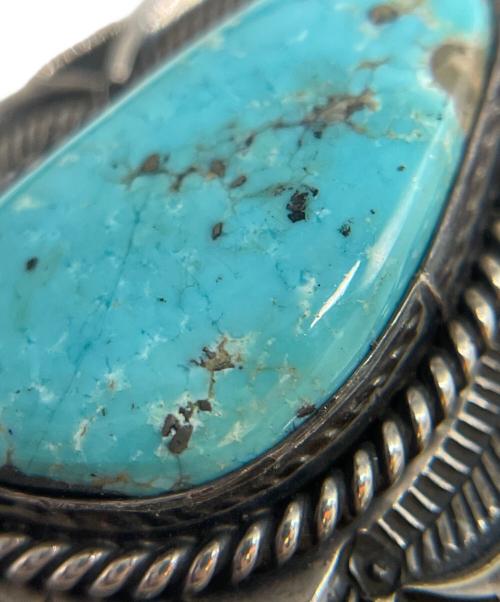 NO BRAND（ノーブランド）NO BRAND (ノーブランド) ナバホターゴイズペンダント シルバーの古着・服飾アイテム