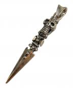 Travis Walkerトラヴィスワーカー）の古着「スカルダガーペンダント」｜シルバー