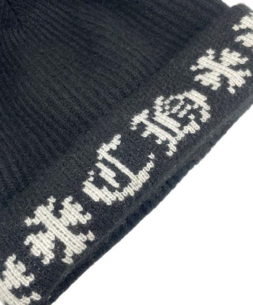 CHROME HEARTS（クロムハーツ）CHROME HEARTS (クロムハーツ) BIG DADDY CASHMERE BEANIE ブラック サイズ:ONE SIZEの古着・服飾アイテム