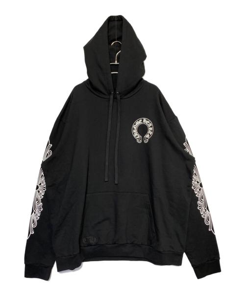 CHROME HEARTS（クロムハーツ）CHROME HEARTS (クロムハーツ) フローラルクロスパーカー ブラック サイズ:XXLの古着・服飾アイテム
