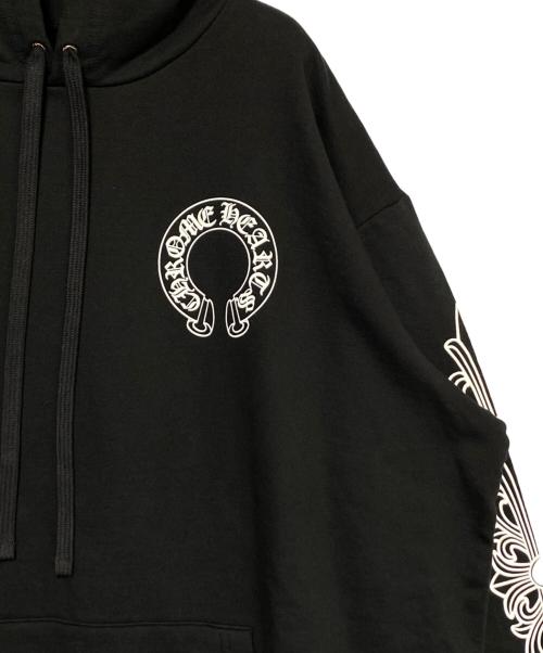 CHROME HEARTS（クロムハーツ）CHROME HEARTS (クロムハーツ) フローラルクロスパーカー ブラック サイズ:XXLの古着・服飾アイテム