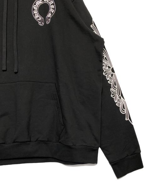 CHROME HEARTS（クロムハーツ）CHROME HEARTS (クロムハーツ) フローラルクロスパーカー ブラック サイズ:XXLの古着・服飾アイテム