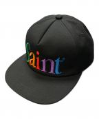 SAINT MICHAELセントマイケル）の古着「SAINT CAP」｜ブラック