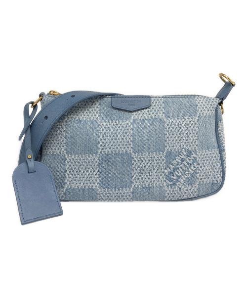 LOUIS VUITTON（ルイ ヴィトン）LOUIS VUITTON (ルイ ヴィトン) ポシェットアクセソワール XL スカイブルーの古着・服飾アイテム