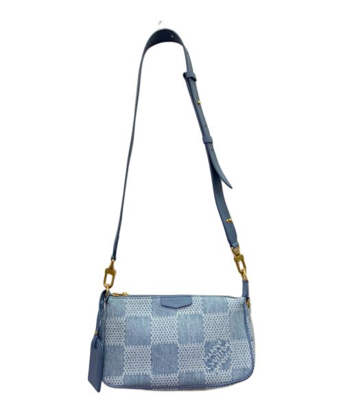 LOUIS VUITTON（ルイ ヴィトン）LOUIS VUITTON (ルイ ヴィトン) ポシェットアクセソワール XL スカイブルーの古着・服飾アイテム