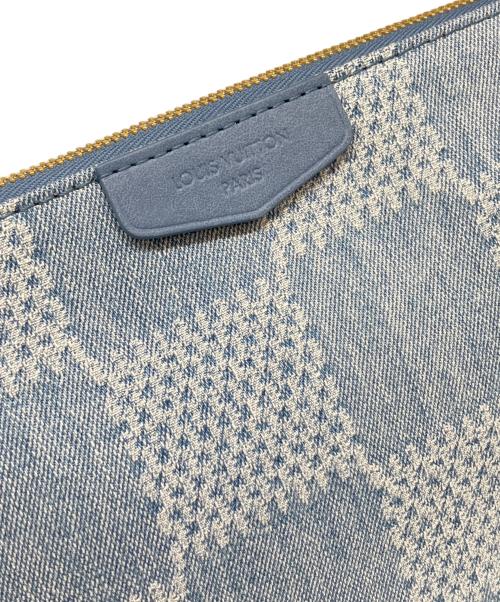 LOUIS VUITTON（ルイ ヴィトン）LOUIS VUITTON (ルイ ヴィトン) ポシェットアクセソワール XL スカイブルーの古着・服飾アイテム