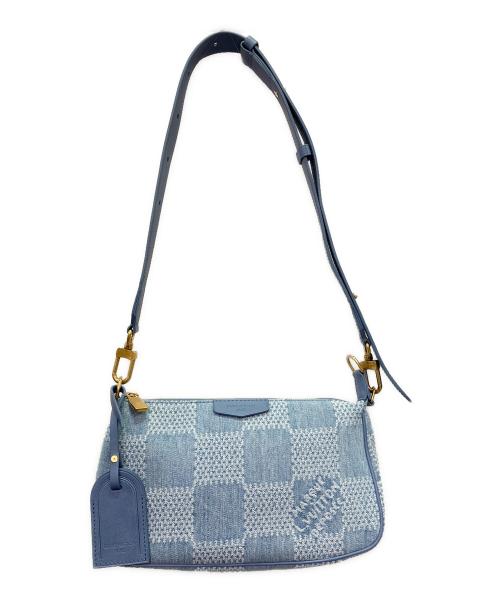LOUIS VUITTON（ルイ ヴィトン）LOUIS VUITTON (ルイ ヴィトン) ポシェットアクセソワール XL スカイブルーの古着・服飾アイテム
