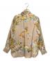 HERMES (エルメス) 総柄 シルク シャツ ベージュ サイズ:38：30000円