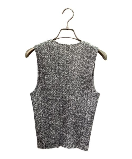 PLEATS PLEASE（プリーツプリーズ）PLEATS PLEASE (プリーツプリーズ) プリーツベスト グレー サイズ:3の古着・服飾アイテム