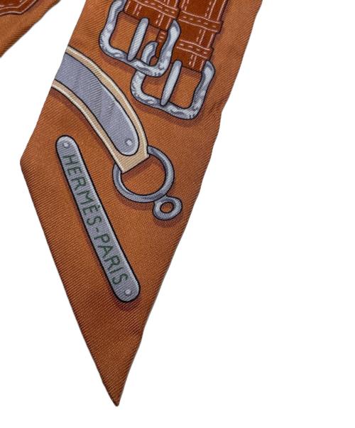 HERMES（エルメス）HERMES (エルメス) ツィリー 	HARNAIS DES PRESIDENTSH/大統領の馬具 ブラウンの古着・服飾アイテム