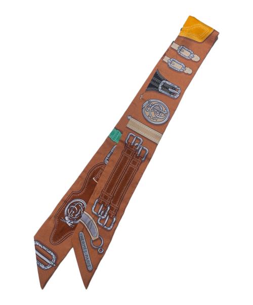 HERMES（エルメス）HERMES (エルメス) ツィリー HARNAIS DES PRESIDENTSH 大統領の馬具 ブラウンの古着・服飾アイテム